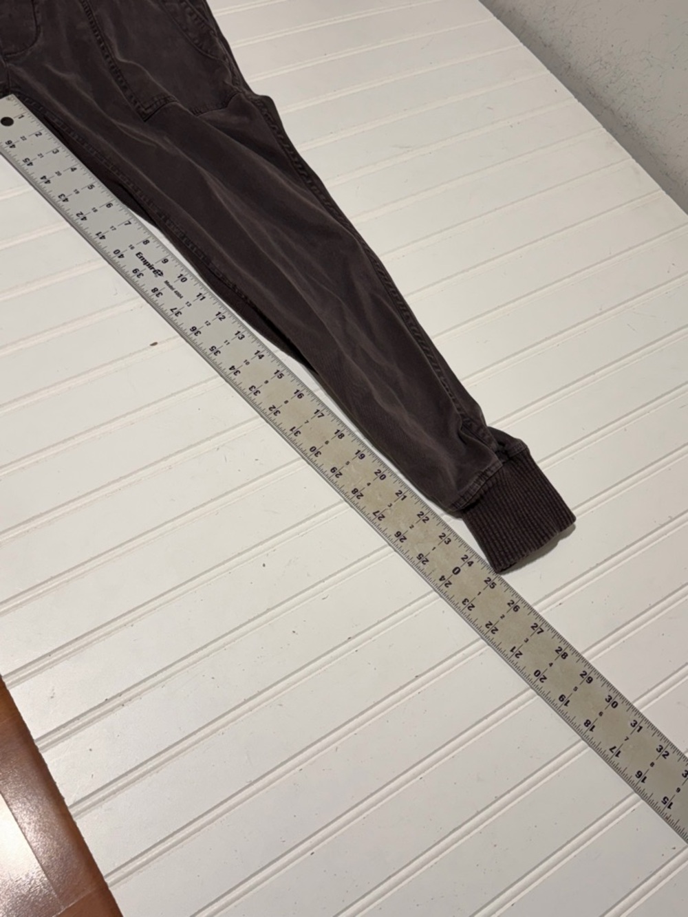 James Perse Multi Media Dark Brown Drawstring Joggers - Picture 7 of 10